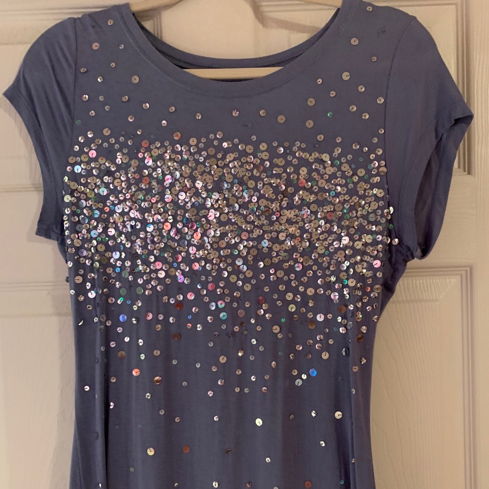 INC SEQUIN TEE